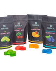 Magical butter machine Gummy Mix 4 Pack EasytoUse Flavorful  Customizable GummyMaking Solution  Comes w 4 Delicious Flavors  Cherry Mango Blue Raspberry  Lime