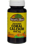 Nature's Blend Okinawa Coral Calcium - 1,000 mg 60 Caps