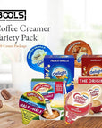 Coffee Creamer Singles Variety Pack Packaged by Bools International Delight Creamer Singles Set Delight Mini Coffee Creamer Coffee Mate Original  Mini Moos 4 Flavor Assortment 100 Pack Coffee Creamer Singles for Home Office Coffee Bar Gift