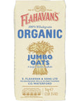 Flahavans Organic Jumbo Oats 1kg