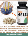 Melta Weight Loss Probiotic Supplement for Women & Men - 1 Bottle