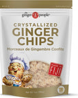 The Ginger People Crystallized Ginger Chips  7oz Bag  Pack of 1