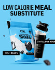 CTRL Meal Replacement Shake with Real Cookie Pieces  Cookies N Cream  15 Servings Packed with Essential Nutrients Including 23g of Protein 8 Grams of Fiber 22 Vitamins and Minerals  Only 1g Sugar  Complete Meal Replacement Nutritional Shake