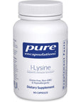 Pure Encapsulations L-Lysine - Essential Amino Acid Supplement for Immune Support & Gum, Lip Health* - with L-Lysine HCl - 90 Capsules