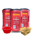 Folger Classic Roast Ground Coffee Medium Roast 3 PACK 435 oz Bundle with KING BUY BOX Cup 1 PCS