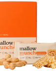 Perfect Keto Mallow Munch | Gluten-Free Keto Breakfast Cereal Bars with Zero Added Sugar | Enjoy the Chewy Treat You Love and Stay Committed to Ketosis | 8 Pack (Peanut Butter)