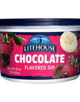 Litehouse Chocolate Flavored Dip  Dipping Chocolate Gluten Free Chocolate Fruit Dip Vegetarian Chocolate Dips and Spreads Dipping Chocolate for Strawberries  16 Oz