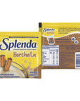 SPLENDA Zero Calorie Powdered Drink Mix Sugar Free Horchata Flavored Pitcher Packets Concentrado En Polvo Sabor Horchata Sachet 80 Count