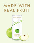 Sovány Flavored Sparkling Water Variety Pack Seltzer Water Drinks USDA Organic Made With Real Fruit NonGMO Vegan No Added Sugar Low Calorie Tangerine Raspberry  Green Apple 12 fl oz 12 Pack