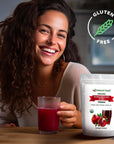 Z Natural Foods Organic Pomegranate Juice Powder NutrientPacked Powder Mix It Into Smoothies Tea Juice Yogurt and Recipes Raw Vegan NonGMO GlutenFree 1 lb