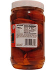 Resers Hot Pickled Beef Polish Sausage Quart Jar