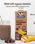 Mooala  Organic Chocolate Bananamilk 338 fl oz Pack of 6  ShelfStable NonDairy NutFree GlutenFree PlantBased Beverage