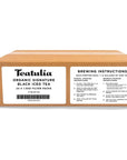 Teatulia Organic Signature Black Iced Tea Pitcher Bags 24 Jumbo Tea Bags  Brews 15 Gallons  100 Compostable  Unsweetened Iced Tea