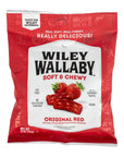 Wiley Wallaby Australian Style Soft  Chewy Gourmet Red Licorice 141g