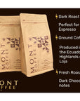 Mont Coffee  Dark French Roast Ecuador  16 oz Ecuadorian Arabica Blend