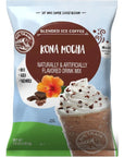 Big Train Blended Ice Coffee Kona Mocha Powdered Instant Coffee Drink Mix 35 Pound Packaging May Vary