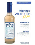 Stirrings Blood Orange Cocktail Bitters and Pure Cane Simple Syrup Cocktail Mixer 12 ounce bottle  Variety Pack