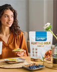 SYMKEN Almond Milk Powder 176 Oz 500g  Pure Almond  No added sugar  Vegan  Gluten free  Lactose free  NonGMO  NonDairy  Vegan protein 15  Plantbased Almond Milk