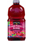 Langers Juice Cocktail Cranberry Pomegranate Blueberry 64 Ounce Pack of 8