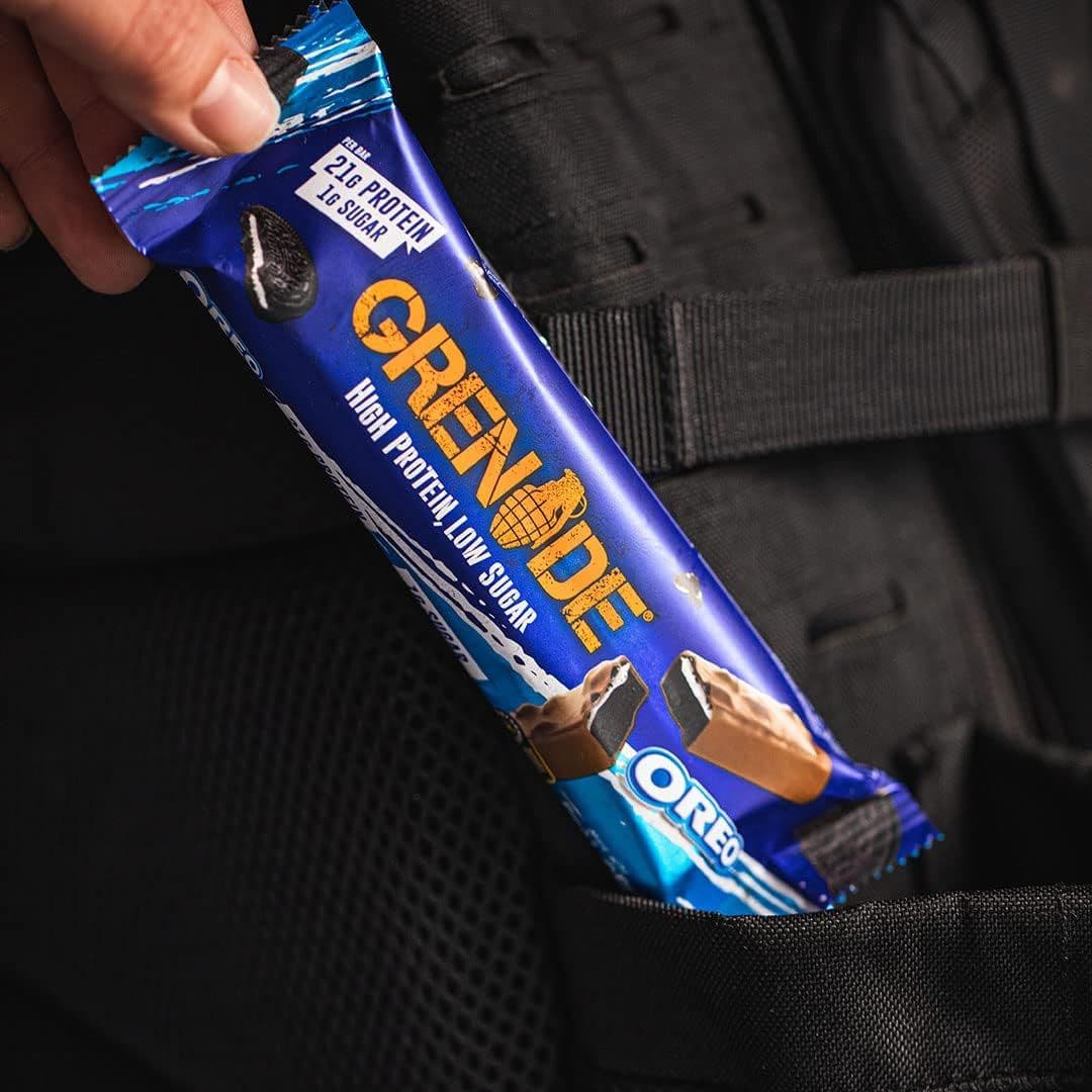 Grenade High Protein Low Sugar Bar Vanilla 12 x 60g  Oreo