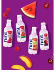 Hint Water Purple Variety Pack Pack of 12 16 Ounce Bottles 3 Bottles Each of Raspberry Watermelon Cherry and Peach Zero Calories Zero Sugar and Zero Sweeteners