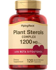 Piping Rock Plant Sterols Supplements 1200 mg | 120 Capsules | Plant Sterols Complex | with Beta Sitosterol | Non-GMO, Gluten Free