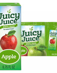 Juicy Juice Apple Juice Single Serve Slim 54 Fluid Ounce 8 Per Pack  4 Packs Per Case