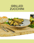 Renna Marinaded Grilled Zucchini in Oil 1058 oz Readyto eat Authentic Culinary Excellence from Italy jarred antipasto Experience the Rich Flavors of the Mediterranean with Renna