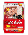 Fukkura Sekihan Rice with Red Beans 56oz 3pcs Japanese Instant Rice Maruchan Ninjapo