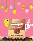 Oomph Sweets Mini Chews Low Sugar Fruit Snack  Low Calorie High Fiber Taffy Keto Vegan Healthy Candy for Kids  Adults 6 Dark Chocolate Packs