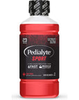 Pedialyte Sport Electrolyte Drink, Fast Hydration with 5 Key Electrolytes for Muscle Support Before, During, & After Exercise, Fruit Punch, 1 Liter