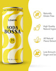 Soda Bossa Soda Variety Pack Brazilian Inspired Soda Real Cane Sugar Low Calorie Canned Soda Refreshing Tropical Flavored Sodas Vegan Soda Assorted Soda Pack of 8 Sodas 12 fl oz per Can Soda