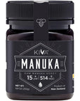 Kiva Certified UMF 15+ Raw Manuka Honey - New Zealand (8.8 oz / 250g)