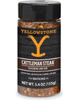 Yellowstone Cattleman Steak Seasoning and Rub, 5.4oz