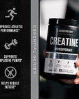 Jacked Factory Creatine Monohydrate Powder 425g - Creatine Supplement for Muscle Growth, Increased Strength, Enhanced Energy Output and Improved Athletic Performance 85 Servings, Unflavored