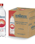 BONNEVAL Natural Sparkling Water Mineral water from the French Alps Recycled water bottles 6 pack 338 FL OZ