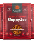 Spicekick Sloppy Joe Seasoning 4 pack  Gluten Free Sloppy Joe Mix Paleo Sloppy Joe