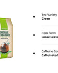 Kiss Me Organics Yerba Mate Tea  176oz 100 Organic Traditional Loose Leaf Green Teas for a Hot or Cold Brew  Cultivated from Southern Brazil