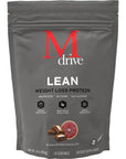 Mdrive Lean for Men, Protein Powder for Supporting and Preserving Lean Muscle Mass, Morosil Sicilian Blood Orange Extract, Chromax, Whey Protein, Blood Orange Chocolate Flavor, 30 Servings, 30oz