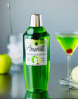 Amoretti  Premium Sour Apple Martini Mix  7 Servings Per Bottle 28 oz Made with Real Fruit Gluten Free Vegan Kosher Easy to Use