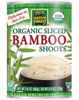 Native Forest Organic Sliced Bamboo Shoots 14 Ounce Cans Pack of 6