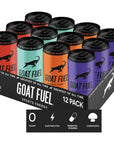 GOAT Fuel Preworkout Sports Energy Drink  SugarFree PreWorkout Amino Energy Drink  Increase Mental and Physical Performance  with Cordyceps Mushroom BCAAs and Electrolytes 12 Pack Season 2