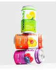 GoodBelly Organic Prebiotic Sparkling Water  Mixed Berry  Zero Added Sugar  Low Calorie  Supports Gut Health  12 pack