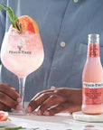 Fever Tree Sparkling Pink Grapefruit Soda  Premium Quality Mixer and Soda  Refreshing Beverage for Cocktails  Mocktails 200ml Bottle  Pack of 5