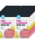 Amazon Brand  Happy Belly Pink Lemonade Drink Mix Singles 14 Oz Pack of 12