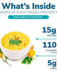 WonderSlim Plant Based Protein Meal Vegan Chikn Curry 4g Fiber Gluten Free 7ct