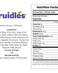 Fruidles Large Gummi Worms Candy Assorted Fruit Flavors Gummies Allergy Friendly NonGMO No Artificial Sweeteners Gummy 1 Pound