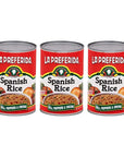 La Preferida Canned Spanish Rice  Quick  Easy Robust Sauce of Tomatoes Bell Pepper and Onion Vegan Natural ingredients No preservatives 15 oz Pack of 3