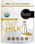 Oat Milk Powder 7oz  Natural and Plant Based Milk with a Clean Formula  GlutenFree Vegan USDA Organic Certified NonGMO Dairy Free and Lactose Free Milk Powder with No Refrigeration Required