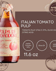 Italian Tomato Pulp 116 oz Pomodoro Puree Fine Tomato Pulp Passata Artigiani dei Sapori